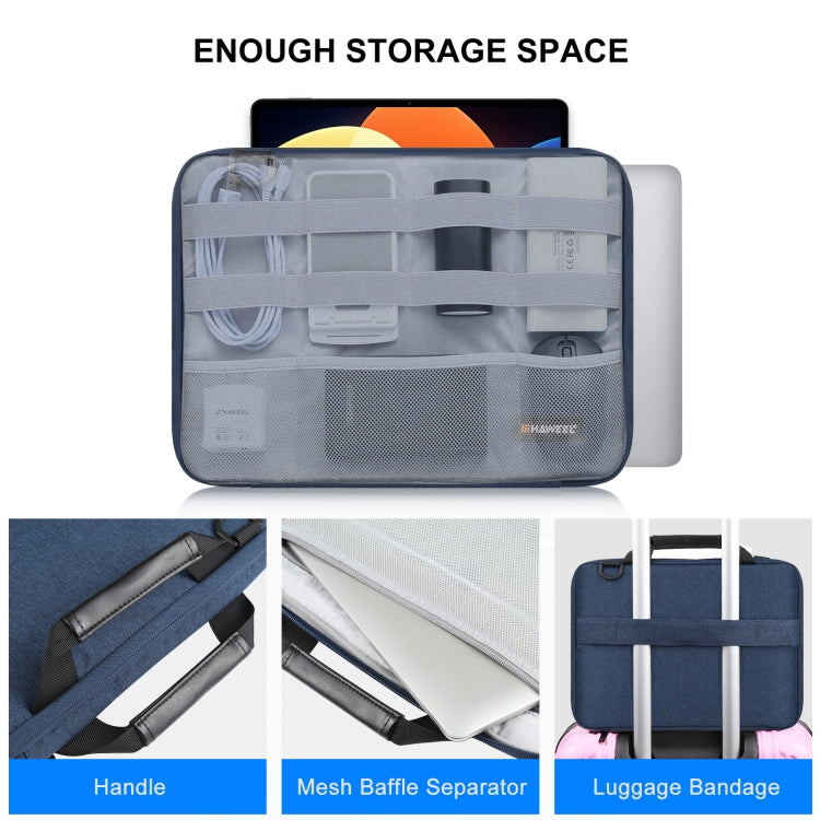 Frendorf | HAWEEL 33.0 cm-35.6 cm Aktentasche Umhängetasche Laptop Tasche für Macbook, Lenovo Thinkpad, ASUS, HP (Marineblau)