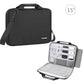 Frendorf | HAWEEL 14.0 Zoll -16.0 Zoll Aktentasche Crossbody Laptop Tasche für Macbook, Lenovo Thinkpad, ASUS, HP (Schwarz)