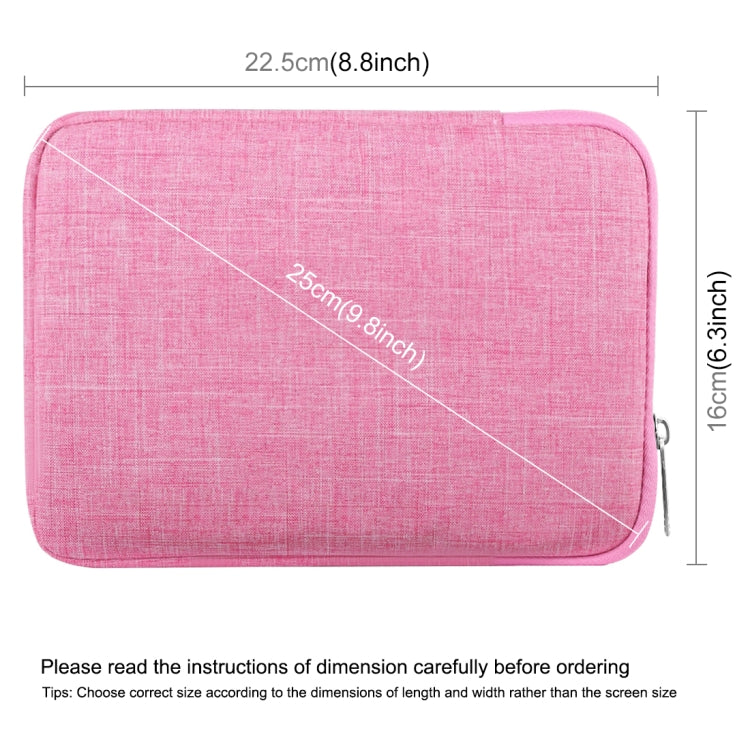 Frendorf | HAWEEL 7.9 Zoll Sleeve Case Reißverschluss Aktentasche Tragetasche, Für iPad mini 4 / iPad mini 3 / iPad mini 2 / iPad mini, Galaxy, Lenovo, Sony, Xiaomi, Huawei 7.9 Zoll Tablets (Rosa)