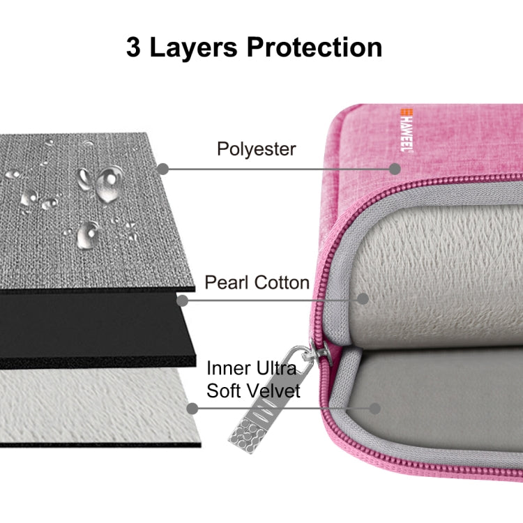 Frendorf | HAWEEL 7.9 Zoll Sleeve Case Reißverschluss Aktentasche Tragetasche, Für iPad mini 4 / iPad mini 3 / iPad mini 2 / iPad mini, Galaxy, Lenovo, Sony, Xiaomi, Huawei 7.9 Zoll Tablets (Rosa)