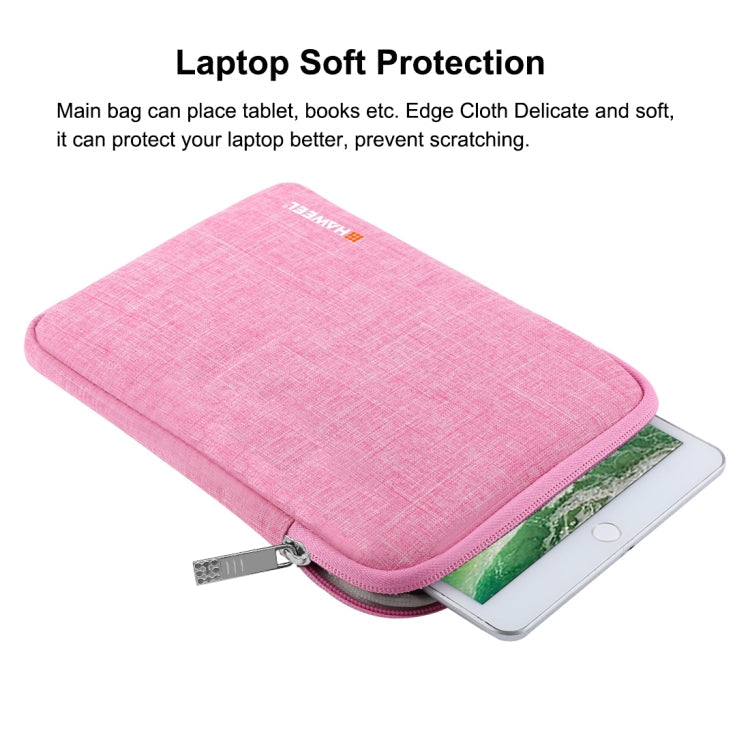 Frendorf | HAWEEL 7.9 Zoll Sleeve Case Reißverschluss Aktentasche Tragetasche, Für iPad mini 4 / iPad mini 3 / iPad mini 2 / iPad mini, Galaxy, Lenovo, Sony, Xiaomi, Huawei 7.9 Zoll Tablets (Rosa)