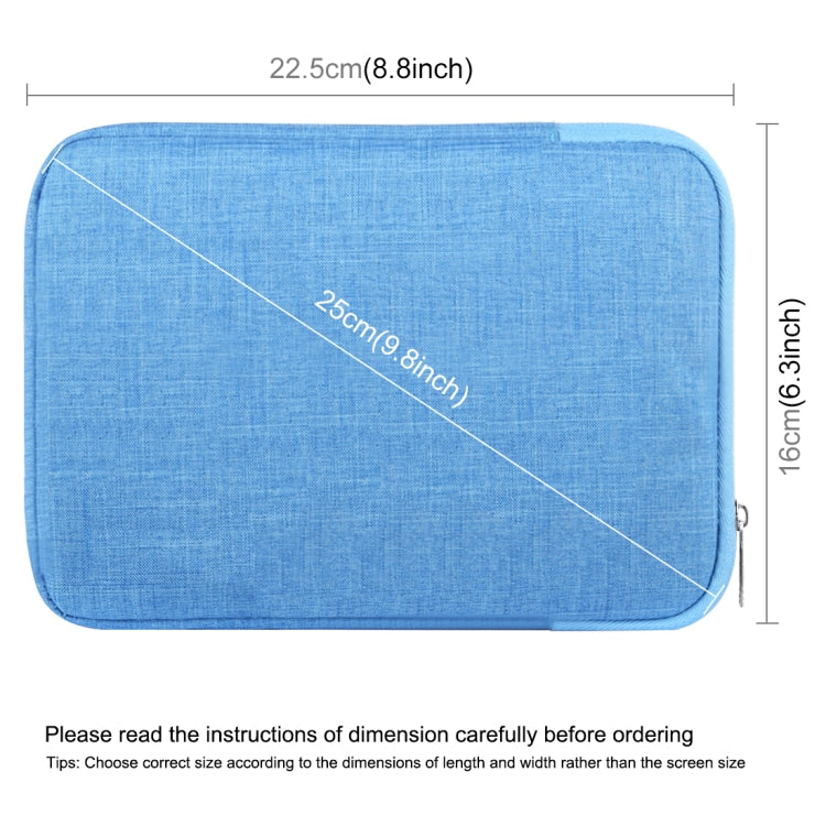 Frendorf | HAWEEL 7.9 Zoll Sleeve Case Reißverschluss Aktentasche Tragetasche, Für iPad mini 4 / iPad mini 3 / iPad mini 2 / iPad mini, Galaxy, Lenovo, Sony, Xiaomi, Huawei 7.9 Zoll Tablets (Blau)