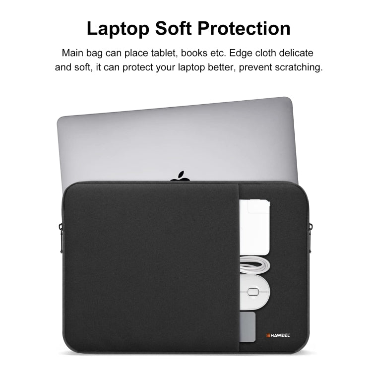 Frendorf | HAWEEL 11 Zoll Sleeve Case Reißverschluss Aktentasche Tragetasche Für Macbook, Samsung, Lenovo, Sony, DELL Alienware, CHUWI, ASUS, HP, 11 Zoll und darunter Laptops / Tablets (Schwarz)