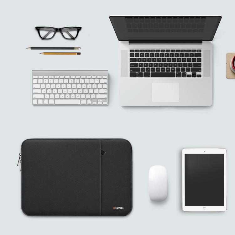 Frendorf | HAWEEL 11 Zoll Sleeve Case Reißverschluss Aktentasche Tragetasche Für Macbook, Samsung, Lenovo, Sony, DELL Alienware, CHUWI, ASUS, HP, 11 Zoll und darunter Laptops / Tablets (Schwarz)