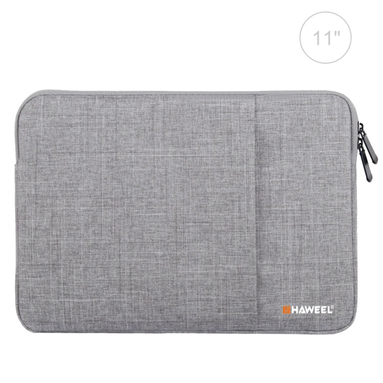 Frendorf | HAWEEL 11 Zoll Sleeve Case Reißverschluss Aktentasche Tragetasche für Macbook, Samsung, Lenovo, Sony, DELL Alienware, CHUWI, ASUS, HP, 11 Zoll und darunter Laptops / Tablets (Grau)