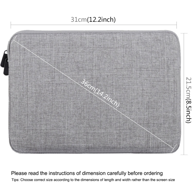 Frendorf | HAWEEL 11 Zoll Sleeve Case Reißverschluss Aktentasche Tragetasche für Macbook, Samsung, Lenovo, Sony, DELL Alienware, CHUWI, ASUS, HP, 11 Zoll und darunter Laptops / Tablets (Grau)