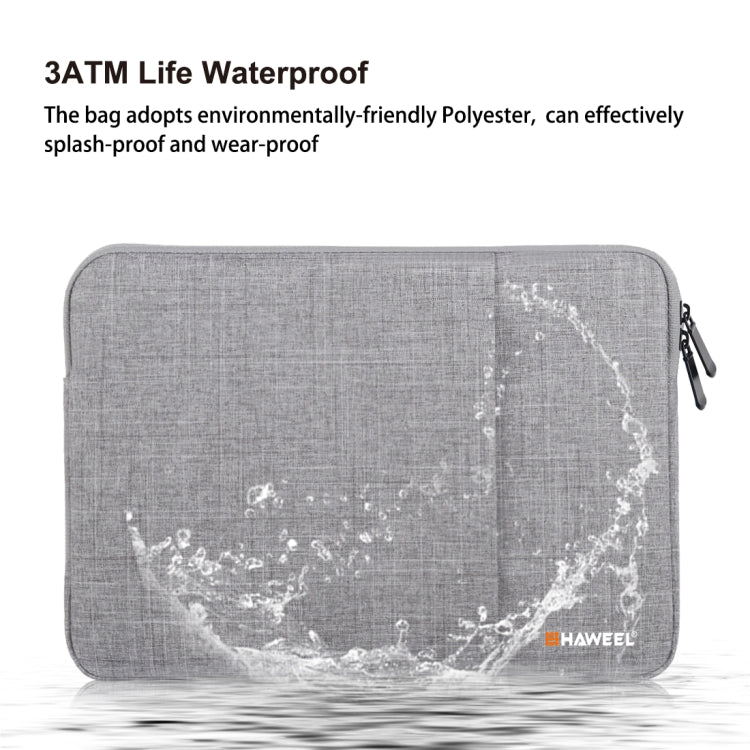 Frendorf | HAWEEL 11 Zoll Sleeve Case Reißverschluss Aktentasche Tragetasche für Macbook, Samsung, Lenovo, Sony, DELL Alienware, CHUWI, ASUS, HP, 11 Zoll und darunter Laptops / Tablets (Grau)