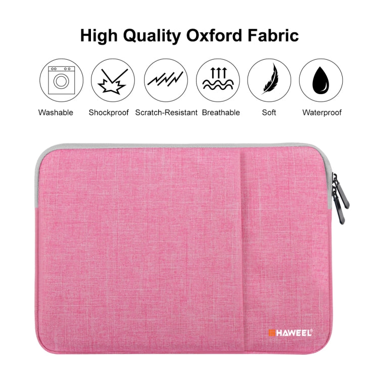 Frendorf | HAWEEL 15,0 Zoll Sleeve Case Zipper Aktentasche Laptop Tragetasche, Für Macbook, Samsung, Lenovo, Sony, DELL Alienware, CHUWI, ASUS, HP, 15 Zoll und kleinere Laptops (Pink)