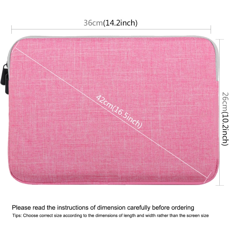 Frendorf | HAWEEL 15,0 Zoll Sleeve Case Zipper Aktentasche Laptop Tragetasche, Für Macbook, Samsung, Lenovo, Sony, DELL Alienware, CHUWI, ASUS, HP, 15 Zoll und kleinere Laptops (Pink)