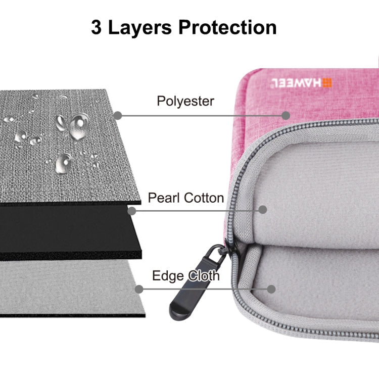 Frendorf | HAWEEL 15,0 Zoll Sleeve Case Zipper Aktentasche Laptop Tragetasche, Für Macbook, Samsung, Lenovo, Sony, DELL Alienware, CHUWI, ASUS, HP, 15 Zoll und kleinere Laptops (Pink)