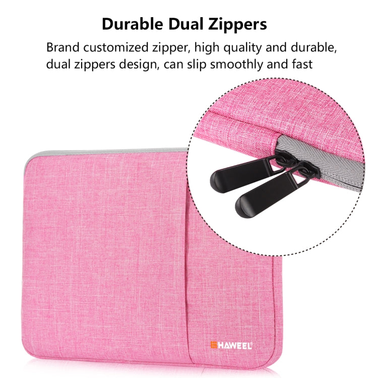 Frendorf | HAWEEL 15,0 Zoll Sleeve Case Zipper Aktentasche Laptop Tragetasche, Für Macbook, Samsung, Lenovo, Sony, DELL Alienware, CHUWI, ASUS, HP, 15 Zoll und kleinere Laptops (Pink)