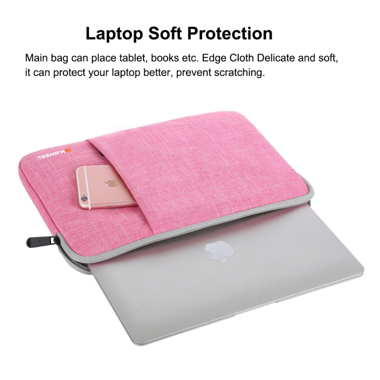 Frendorf | HAWEEL 15,0 Zoll Sleeve Case Zipper Aktentasche Laptop Tragetasche, Für Macbook, Samsung, Lenovo, Sony, DELL Alienware, CHUWI, ASUS, HP, 15 Zoll und kleinere Laptops (Pink)