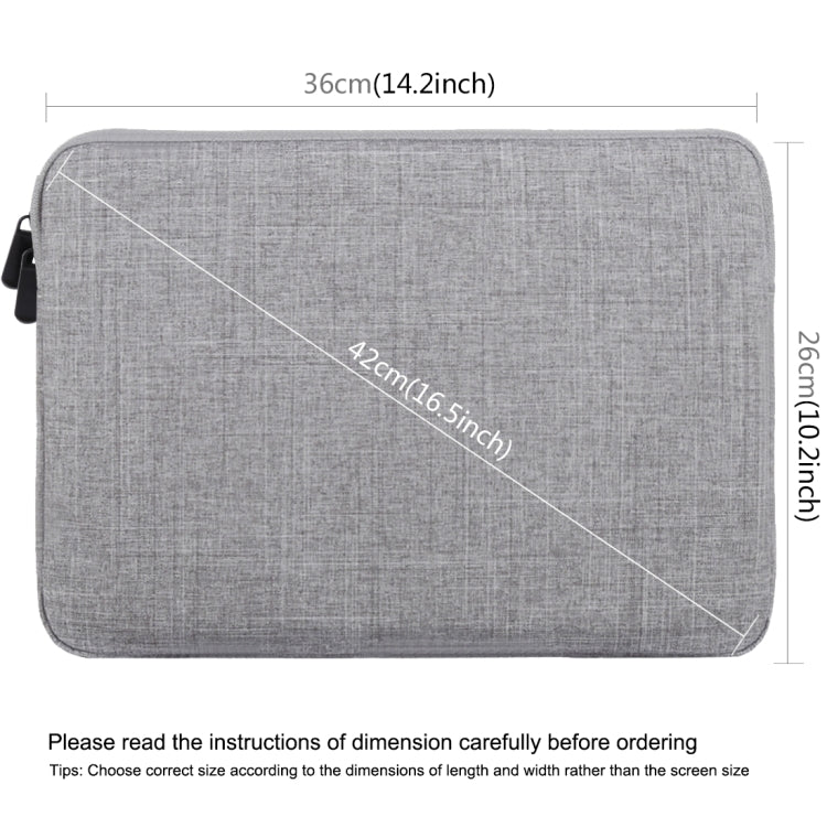 Frendorf | HAWEEL 15,0 Zoll Sleeve Case Zipper Aktentasche Laptop Tragetasche, Für Macbook, Samsung, Lenovo, Sony, DELL Alienware, CHUWI, ASUS, HP, 15 Zoll und darunter Laptops (Grau)