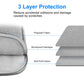 Frendorf | HAWEEL 11 Zoll Tablet Sleeve Case Zipper Aktentasche für 9,7-11,0 Zoll Tablets (Grau)