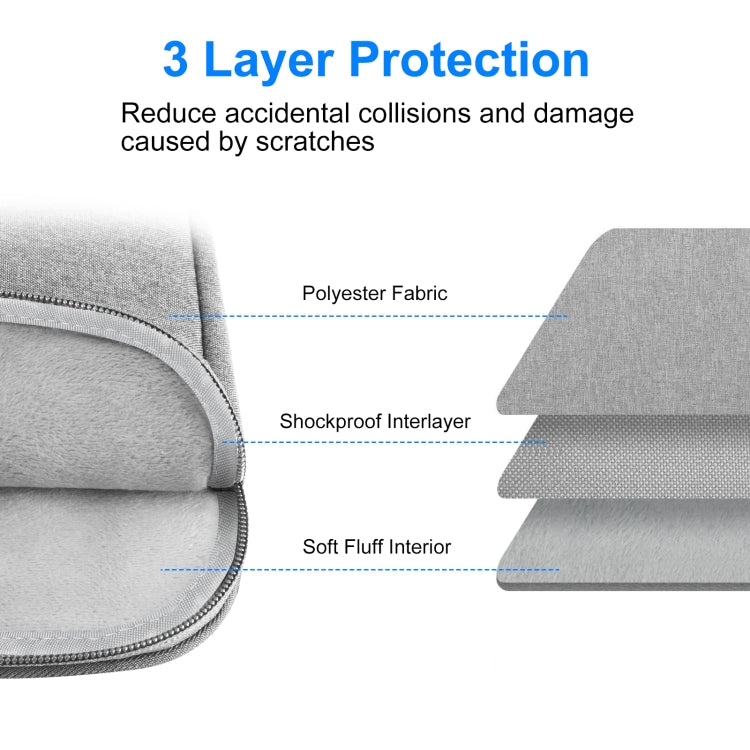 Frendorf | HAWEEL 11 Zoll Tablet Sleeve Case Zipper Aktentasche für 9,7-11,0 Zoll Tablets (Grau)