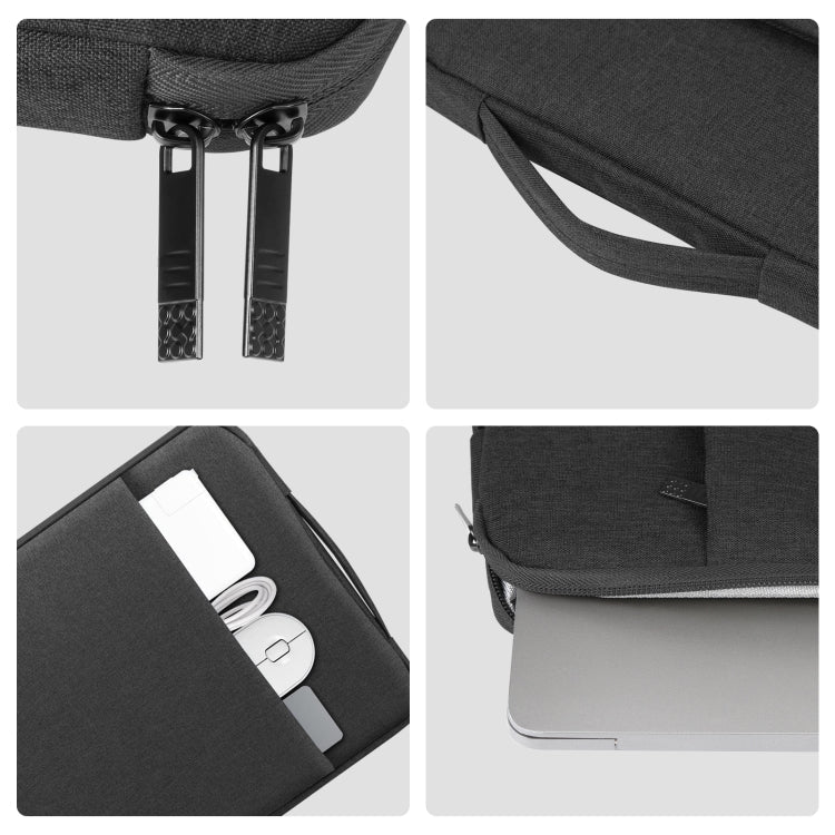 Frendorf | HAWEEL Laptop Sleeve Case Zipper Aktentasche mit Griff für 15-16,7 Zoll Laptop (Schwarz)