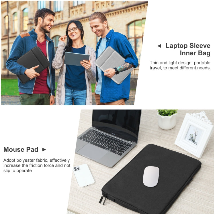Frendorf | HAWEEL Laptop Sleeve Case Zipper Aktentasche mit Griff für 15-16,7 Zoll Laptop (Schwarz)