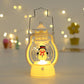 HZZKZZ Weihnachtsornamente LED Laterne Licht Weihnachtsmann Fröhliche Weihnachten Dekorationen für Zuhause 2023 Xmas Navidad Noel Geschenk
