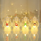 HZZKZZ Weihnachtsornamente LED Laterne Licht Weihnachtsmann Fröhliche Weihnachten Dekorationen für Zuhause 2023 Xmas Navidad Noel Geschenk