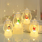 HZZKZZ Weihnachtsornamente LED Laterne Licht Weihnachtsmann Fröhliche Weihnachten Dekorationen für Zuhause 2023 Xmas Navidad Noel Geschenk