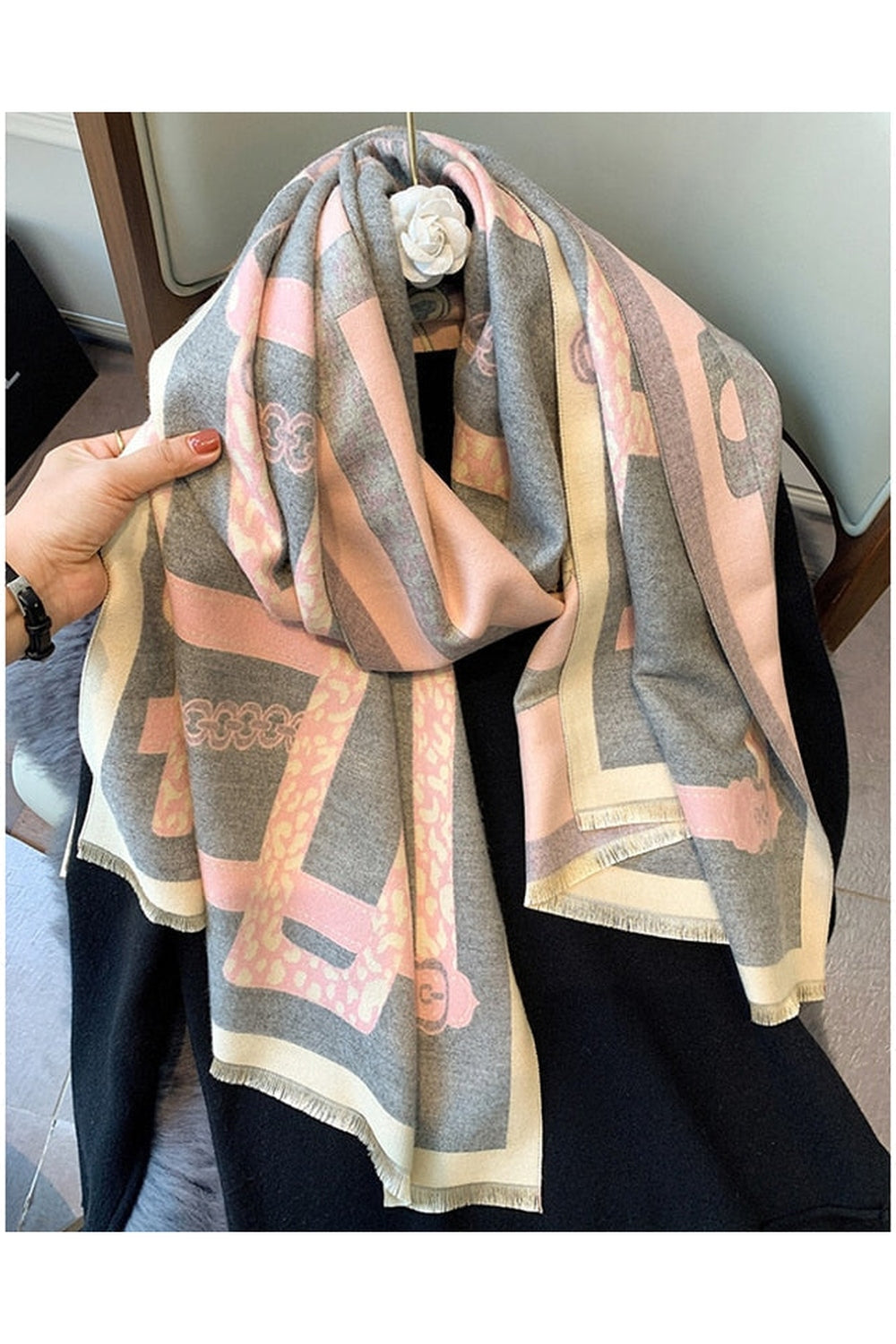 Herbstdekoration Cashmere Luxus Schals