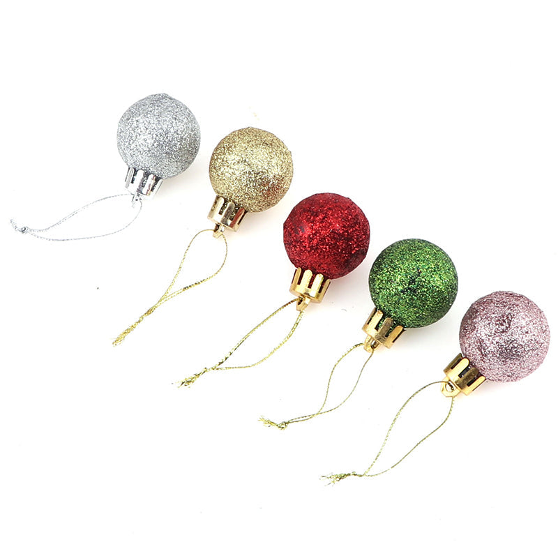 Frendorf | 3 Texturen 24 Stück Weihnachtsbaum Kugeln
