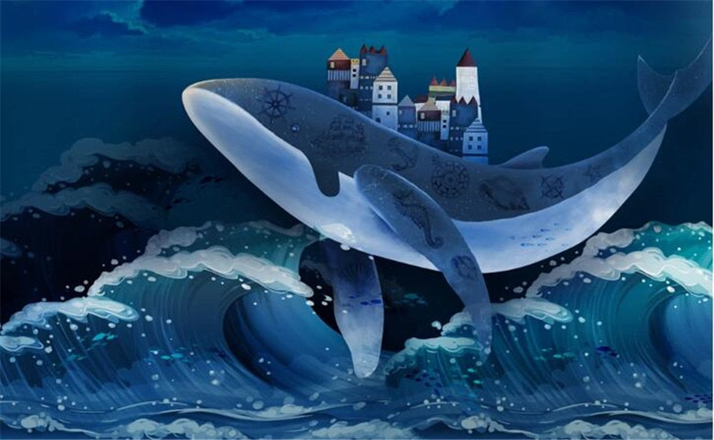 Frendorf | Fantasy-Wal im Meer Tapete Mural