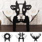 Toilettenpapierhalter - ElkCraft - Tierform - Schwarzes Eisen
