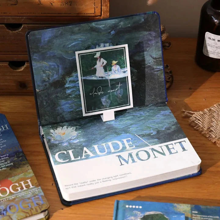 Frendorf | Van Gogh Monet Fancy Berühmte Malerei Hardcover Journal Notizbuch 98 Blätter