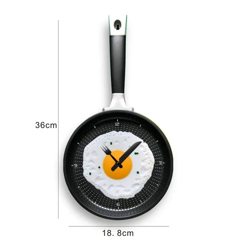 Frendorf | Omelette Topf-förmige Wanduhr