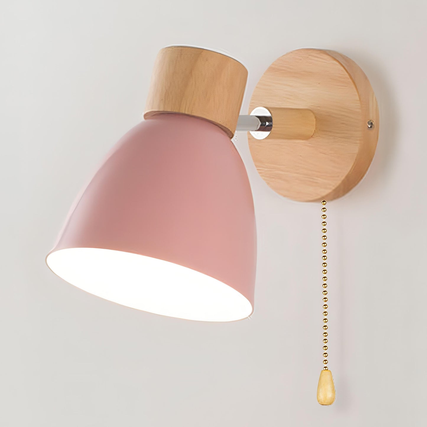 Frendorf - Nordic-modern hanging switch wall lamp made of wood