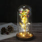 Frendorf | Ewige Rose in Glasdome | Handverlesen, LED-beleuchtet & Ideal für romantische Geschenke und Wohnkultur