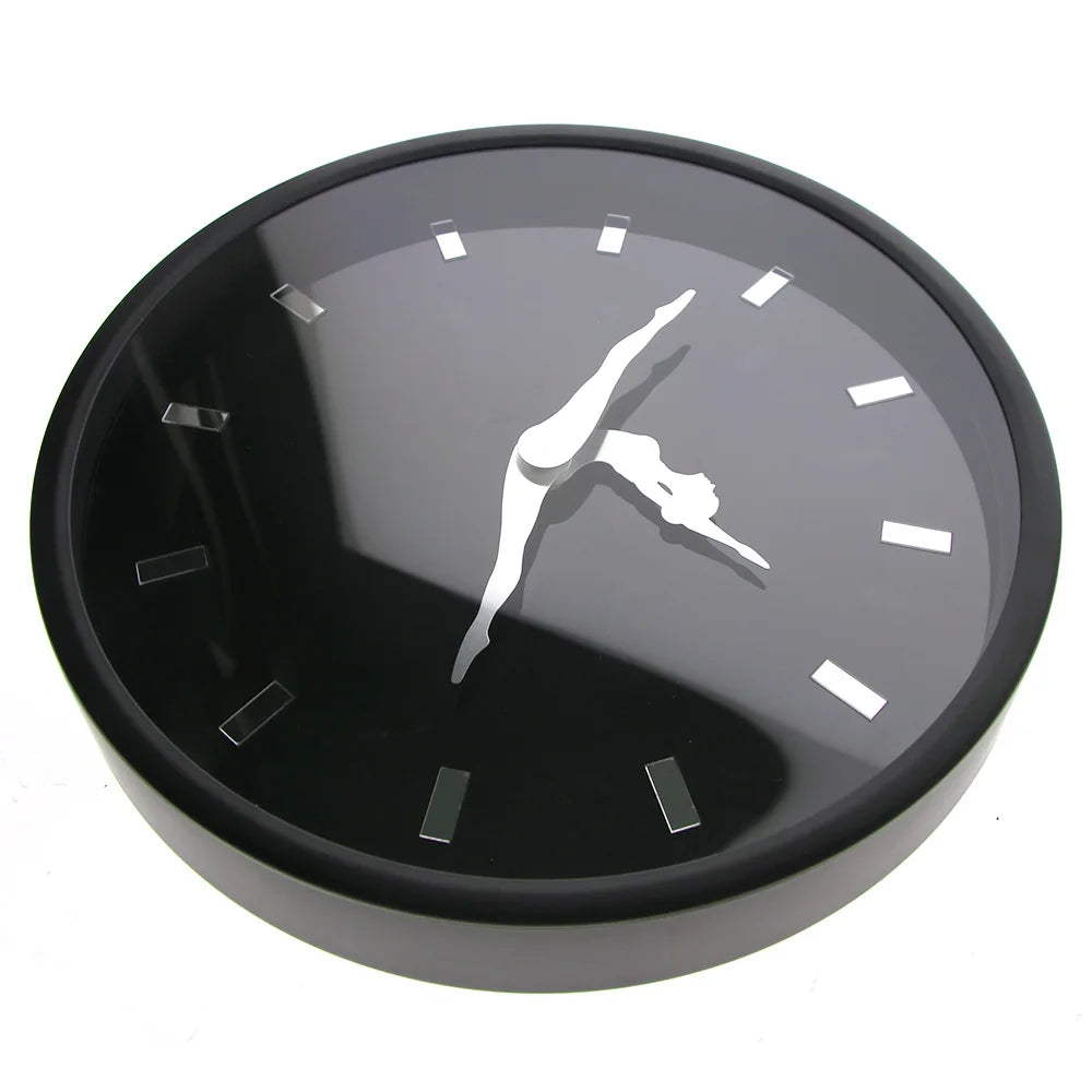 Frendorf | Tanzende Ballerina Kunst Moderne Wanduhr