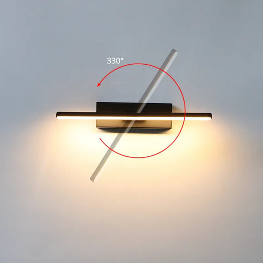 Moderne drehbare Schlafzimmer Nachttisch Wandlampe - verstellbare LED Wandlampenfassung
