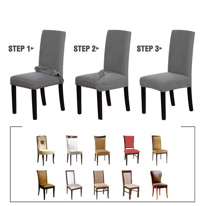 Stuhlhussen - Coverly - Dehnbar - Elegant (2 Stück)