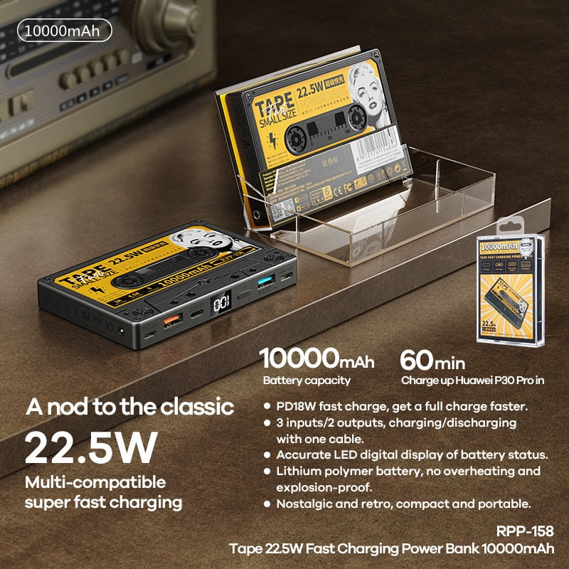 Retro-Kassette-Powerbank