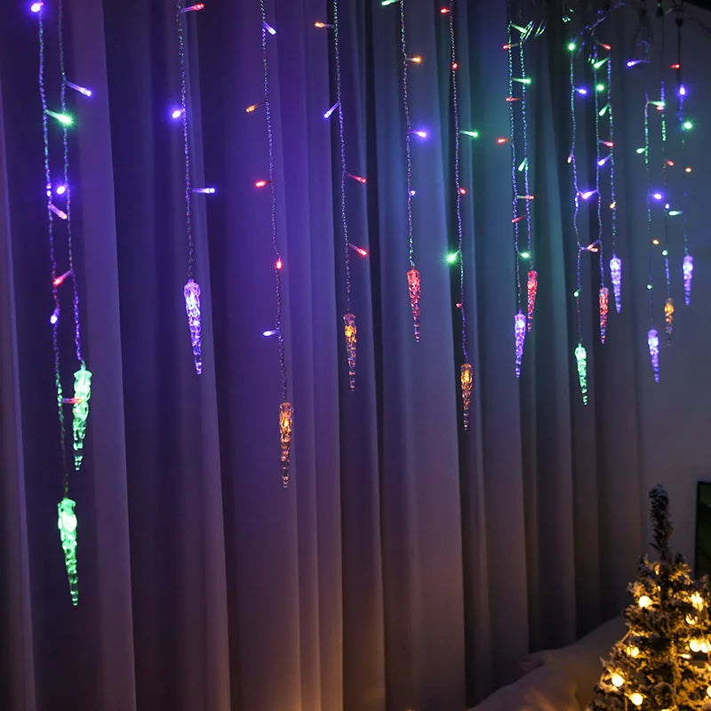 Frendorf | Snowlit- LED-Lichtvorhang für draußen