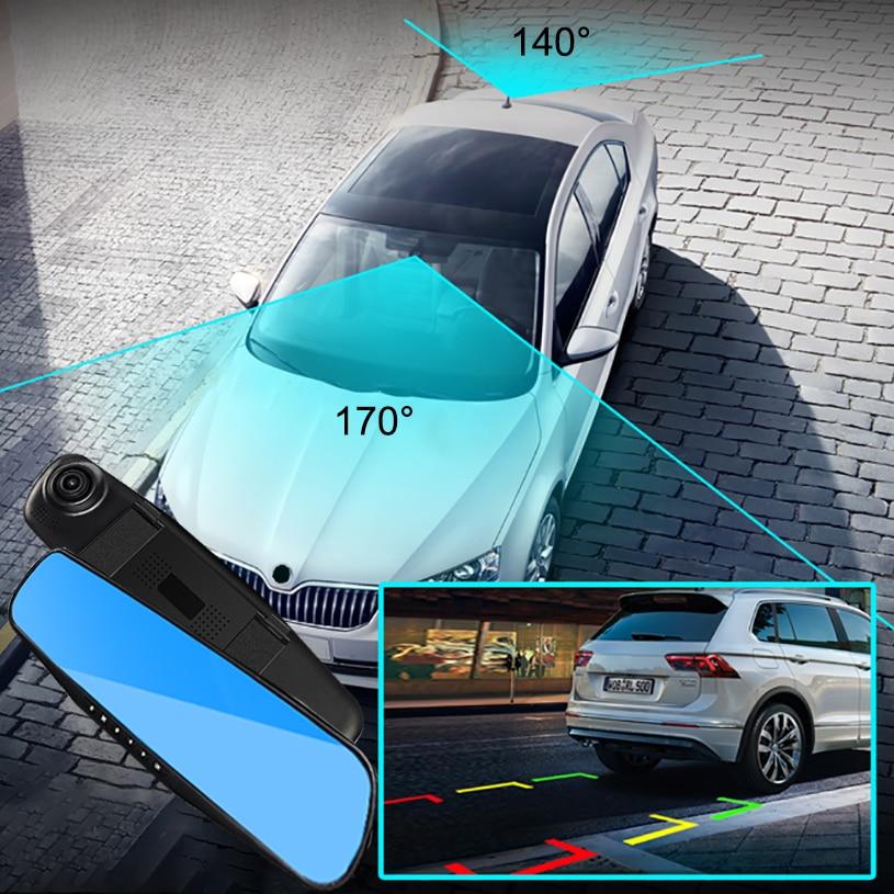 Frendorf | Dual-Linsen DashCam Fahrzeug Front- und Rückfahrkamera HD 1080P Video Rekorder