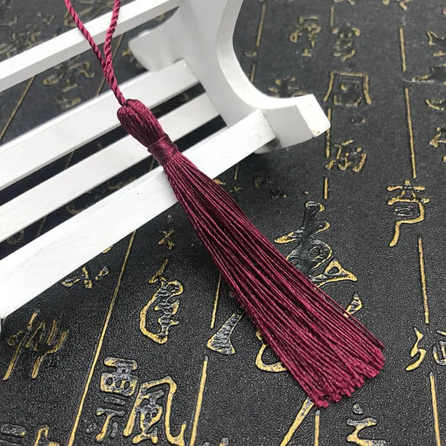 35 Stück Farbgemisch Lesezeichen Quasten - 13 cm Mini Quasten mit Schlaufen für DIY Bastel- und Schmuckherstellungszubehör