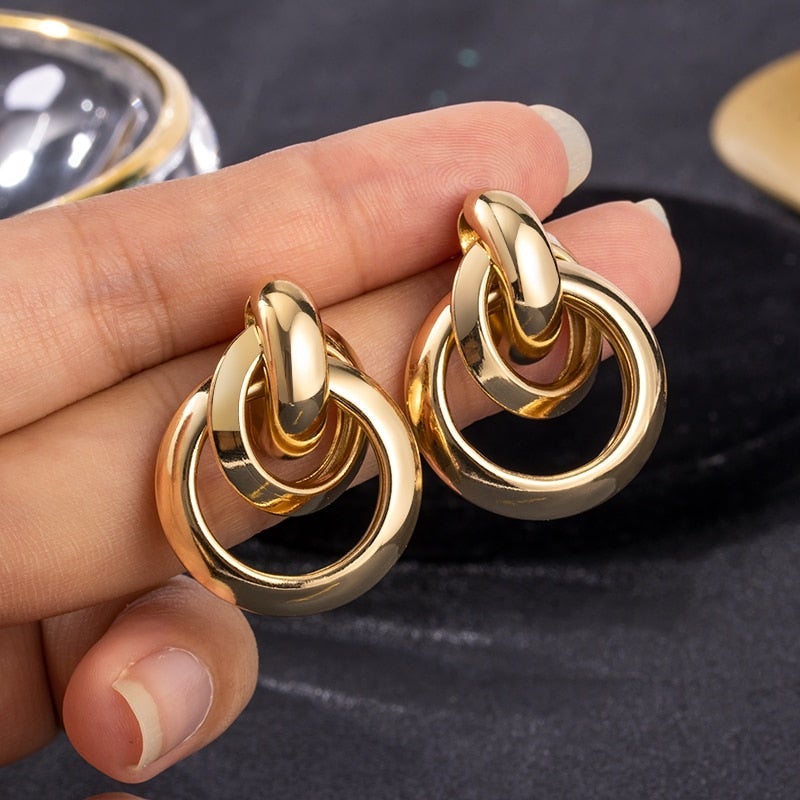 Frendorf | Luxus Gold Ohrringe