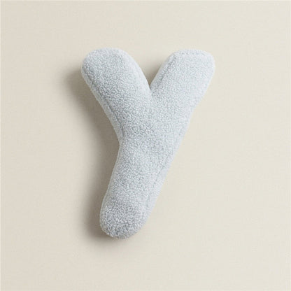 Alphabet Letter Fleece Kissen