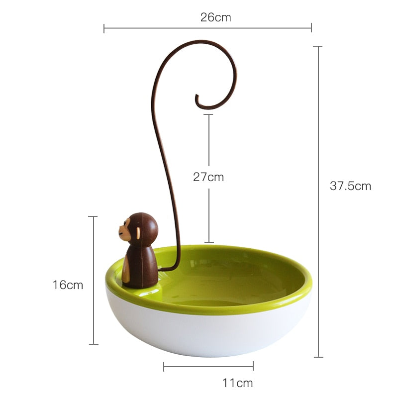 Monkey Shape Küche Banane Hänger Stand
