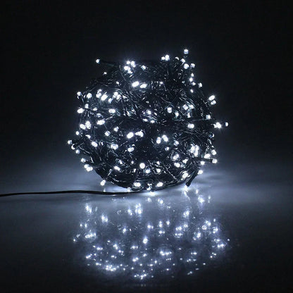 Frendorf | StarBright LED Gartenlichterkette | Festliche Beleuchtung | Warmweiß, Kaltweiß, Blau | Für Innen- & Außenbereiche