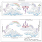 Frendorf | Einhorn- und Regenbogen-Wandaufkleber