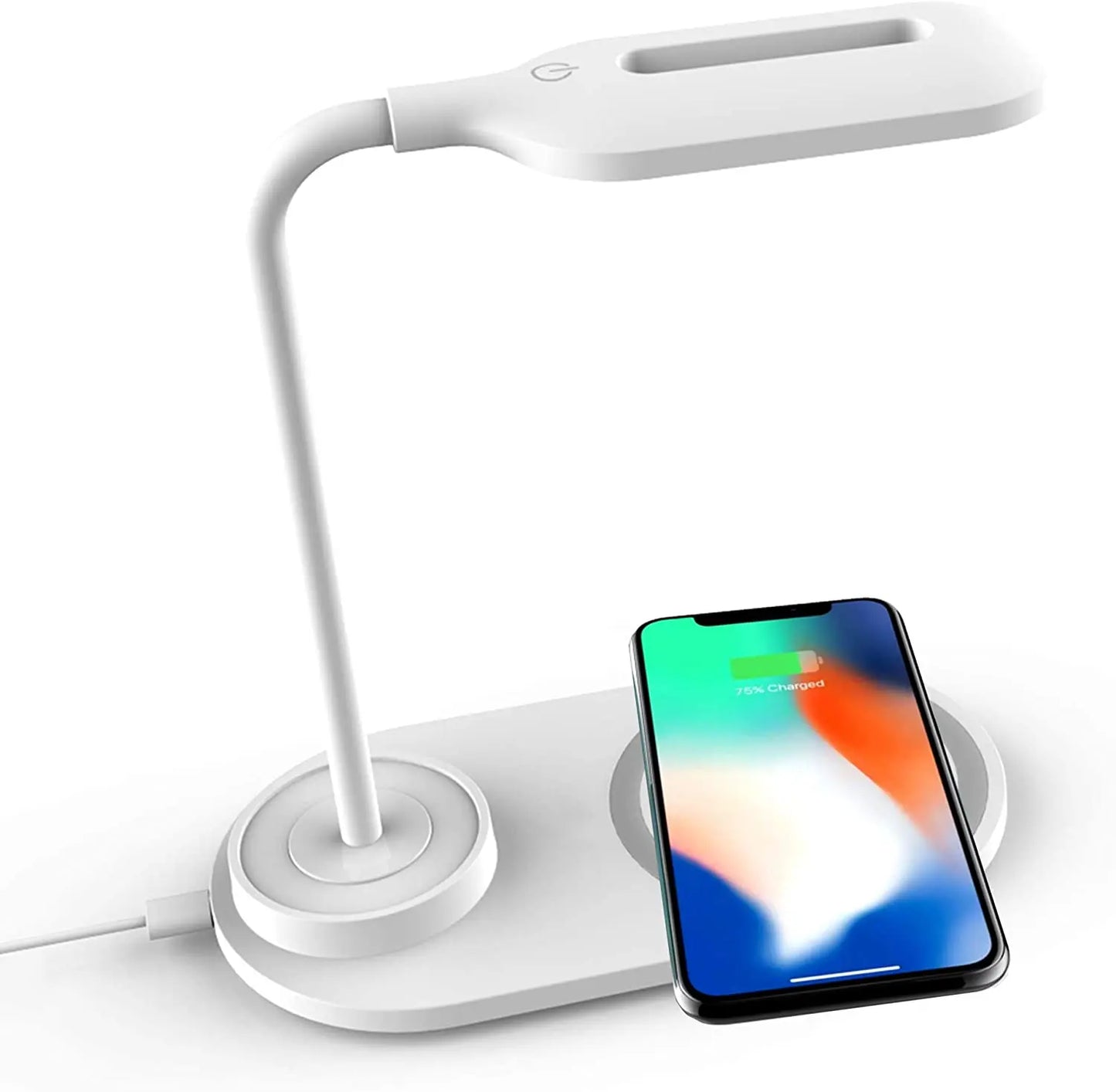 Drahtlose Schnelllade-Tischlampe - Schnelles drahtloses Ladegerät für iPhone & Samsung