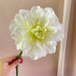 Frendorf | 34 cm Künstliche Dahlienblume Realistischer Fake-Dahlienstrauß für Wohnkultur Hochzeitsarrangements Tischdekorationen und Blumenarrangements Lebenstaugliche Kunst-Dahlie mit weichen Blütenblättern und strapazierfähigen Stielen