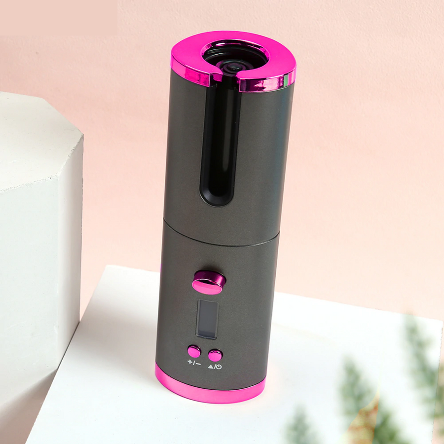 Frendorf | Kabelloser Haarstyler - Professionelles Lockenstyling Ohne Kabel, Tragbar, Sicher, Mit Keramikrohr