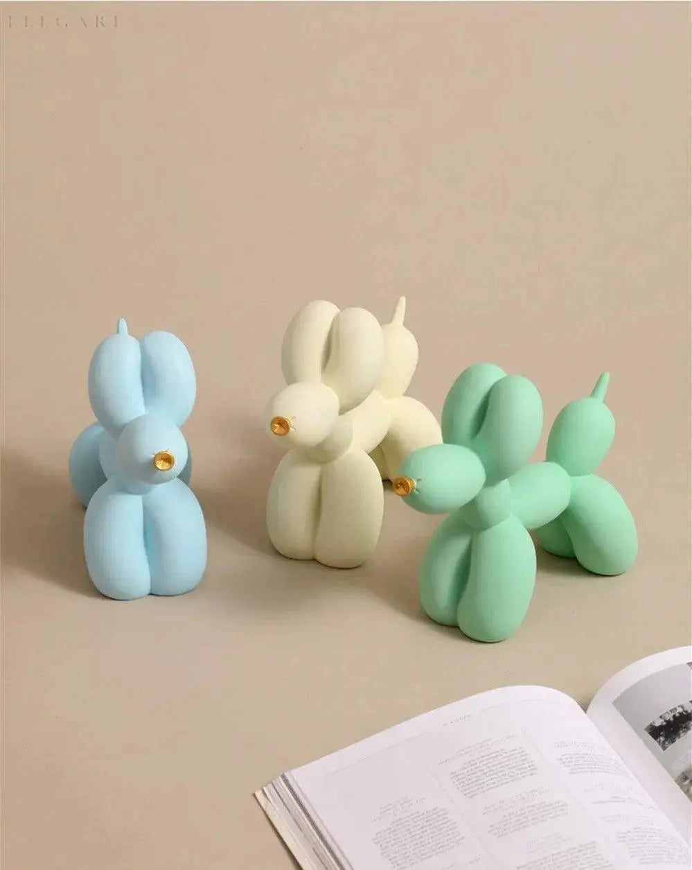 Haku - Ballonornament mit goldenem Schnabel
