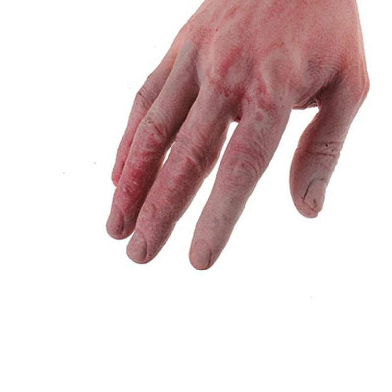 Halloween Horror Fake Arm Hand Latex Simulation Life Size Scary Arm Abgetrennte Hand Blutige Halloween Requisite Geisterhafte Party Dekoration