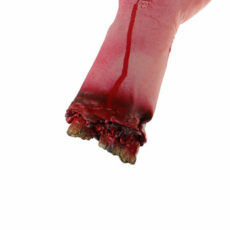 Halloween Horror Fake Arm Hand Latex Simulation Life Size Scary Arm Abgetrennte Hand Blutige Halloween Requisite Geisterhafte Party Dekoration